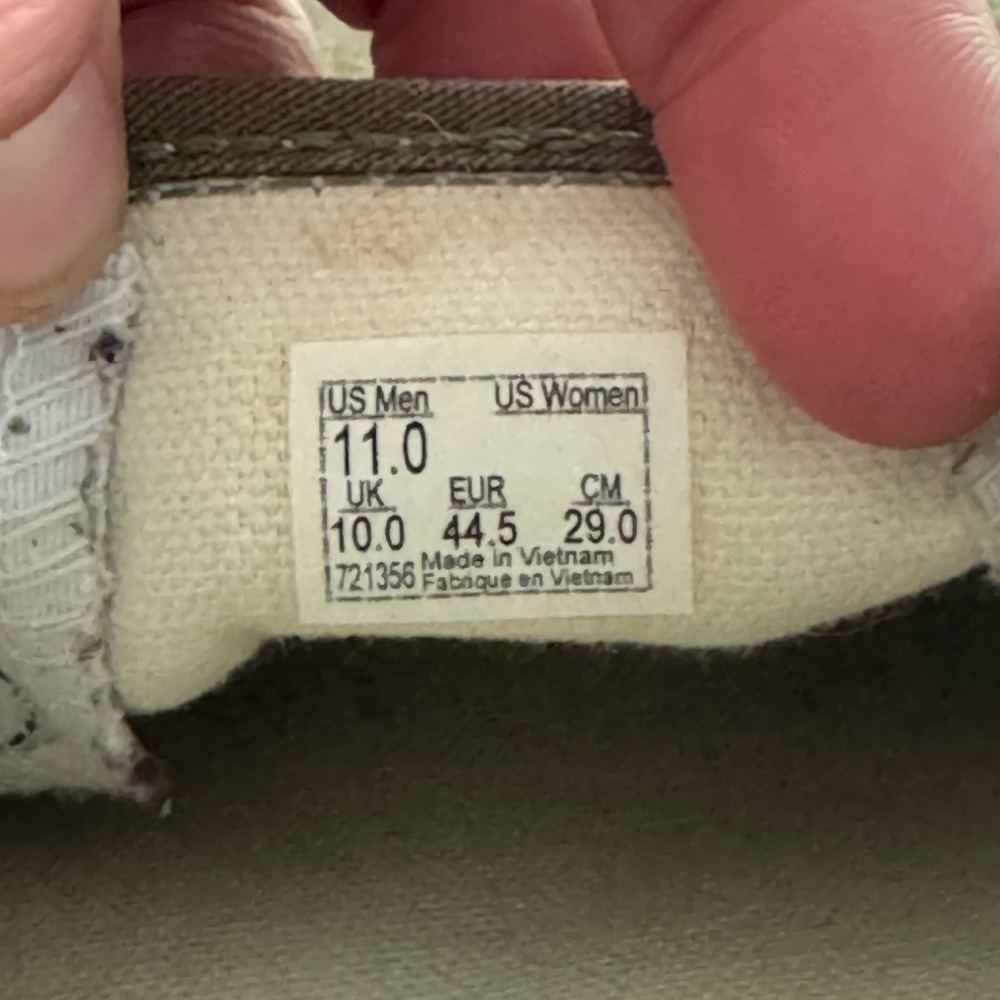 Vans Men's Olive Slip-On Sneakers - Picture 6 of 6
